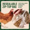 imageHATORTEMPT NonGMO Dried Mealworms 10lbs and 5 lbs 15 lbs Bundle Kit Premium Organic HighProtein Chicken Food Excellent Feed for Chickens Wild Birds Bluebird Quails Ducks Hedgehog Reptiles