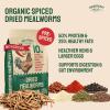 imageHatortempt Spiced Dried Mealworms for Chickens 10lb  HighProtein Organic Chicken Feed Supplement  with Digestive Support Poultry Herbs