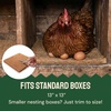 image:imageHatortempt Chicken Nesting Pads for Laying Hens  Coconut Coir  Ammonia Absorbing Nesting Box Pads for Chicken Coop  13x13 10 Pack of Liners